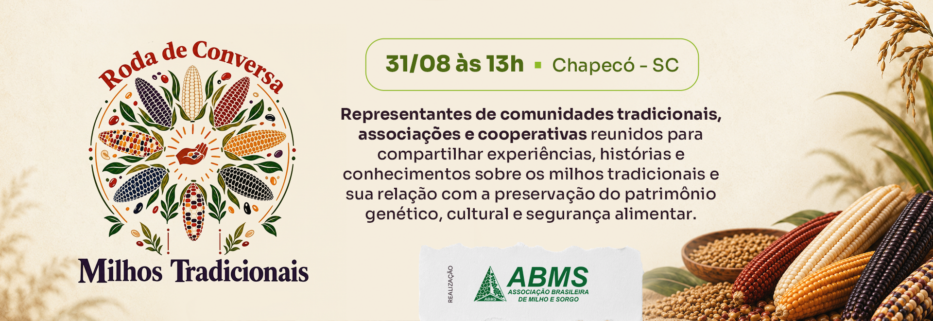 Banner Roda de Conversa