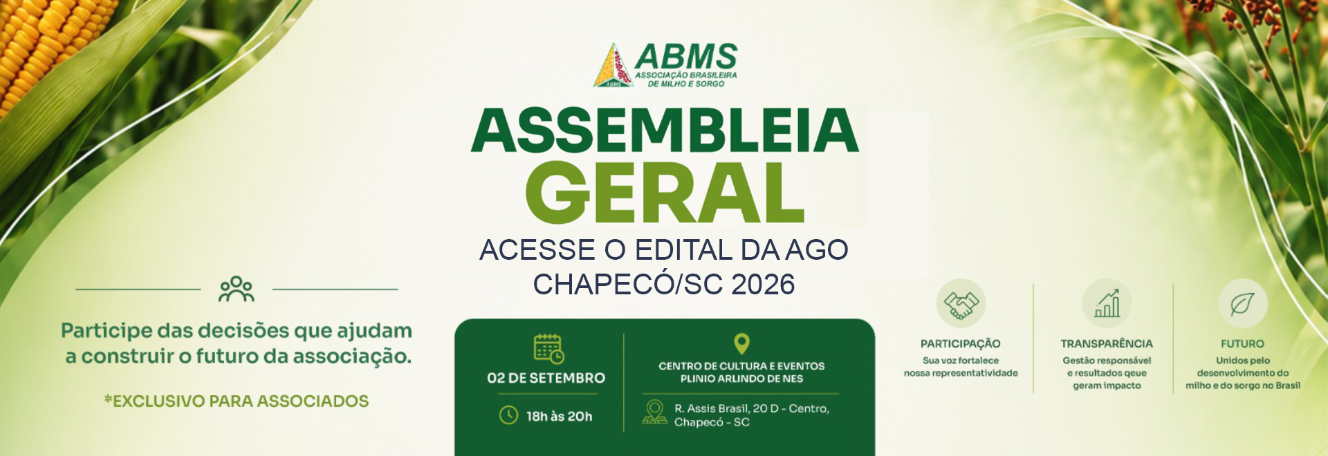 Edital de Convocação 2026